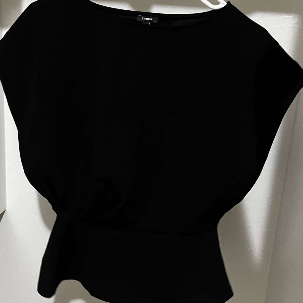 Express Elegant Black Blouse